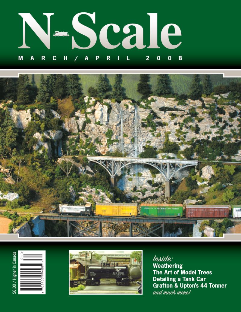 Cover N Scale Magazine Mar Apr 2008